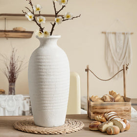 Jaxoriel vintage farmhouse vase adds timeless charm to entryways and shelves.