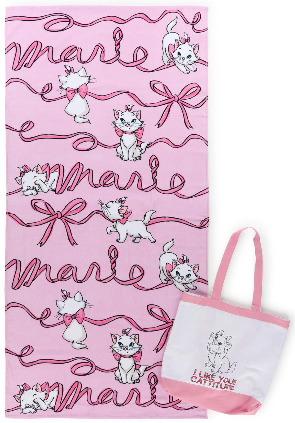 Jay Franco Aristocats canvas tote open top for everyday errands.