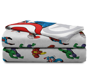Jay Franco Avengers bedding collection banner adds cohesive look to kid's room