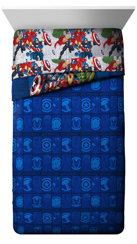 Captain America graphic pillow cases by Jay Franco brighten a superhero sleep space.