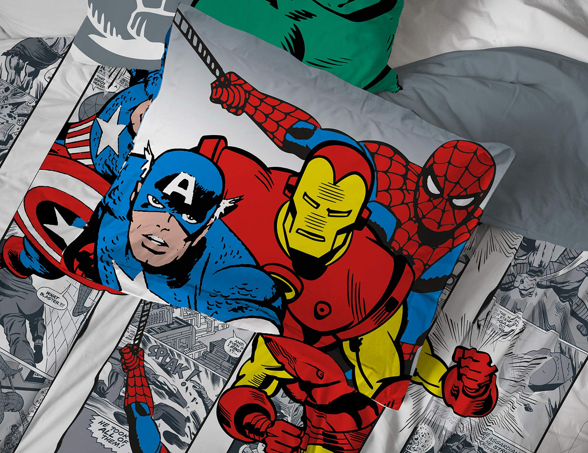 Jay Franco Avengers multi-character print boosts room theme and imagination
