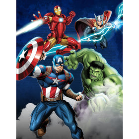 Jay Franco Avengers plush throw folded for easy storage and travel readiness