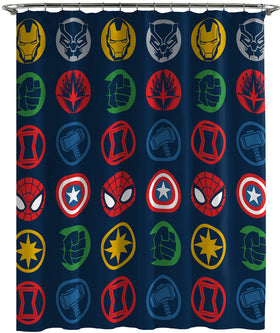 Jay Franco Avengers Shields hook set durable waterproof hooks for quick curtain hanging