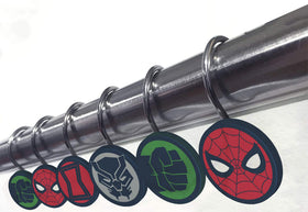 Jay Franco Avengers Shields non-slip bath rug provides soft, absorbent comfort after showers