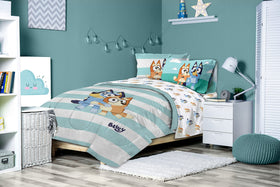 Jay Franco Bluey & Bingo design maintains vivid color after washing