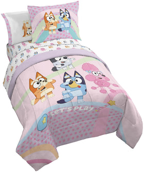 Jay Franco Bluey comforter in soft brushed microfiber for cozy, breathable nights