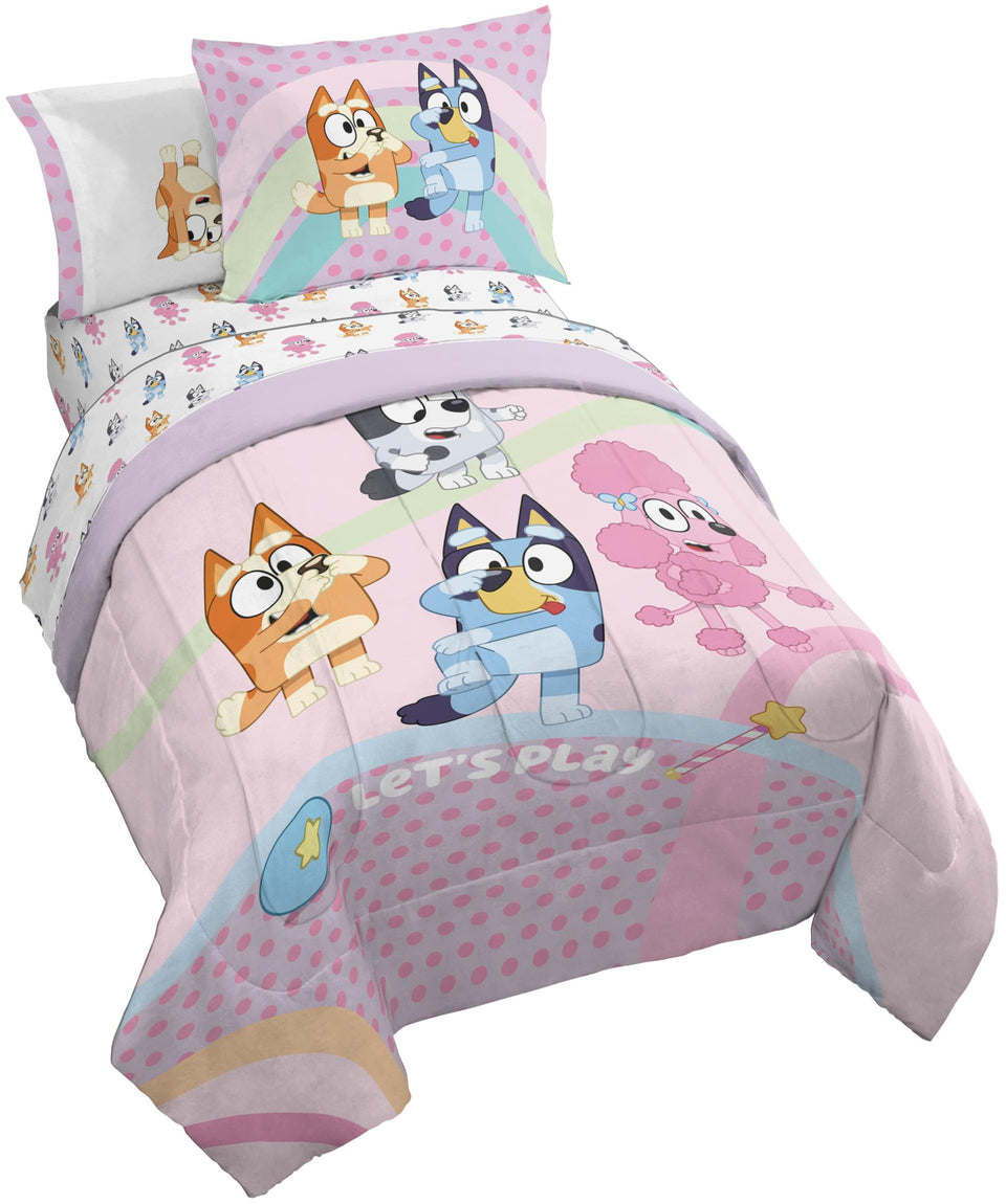 Jay Franco Bluey comforter in soft brushed microfiber for cozy, breathable nights