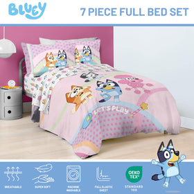Flat sheet 81x96 provides ample coverage for growing sleepers