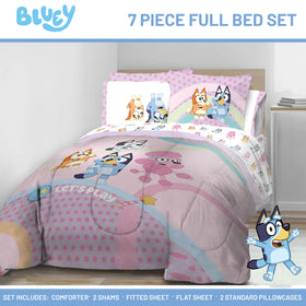 Jay Franco Bluey pillowcases with vibrant colors and bedtime comfort