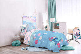 Jay Franco Lilo & Stitch bedroom setup showing a playful Disney vibe