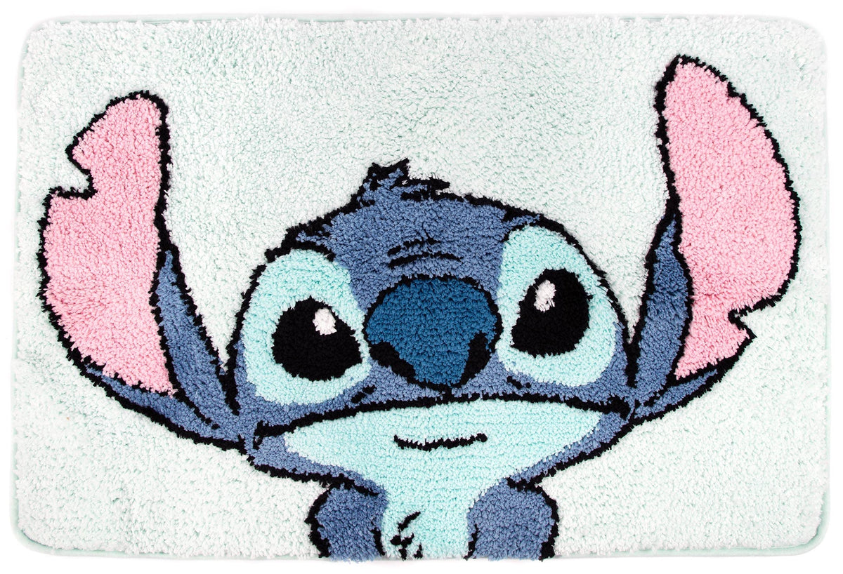 Jay Franco Disney Lilo & Stitch floral fun bath rug brightens kids' bathrooms