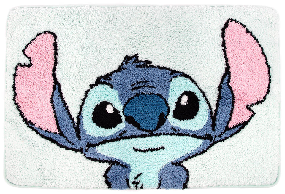 Jay Franco Disney Lilo & Stitch floral fun bath rug brightens kids' bathrooms