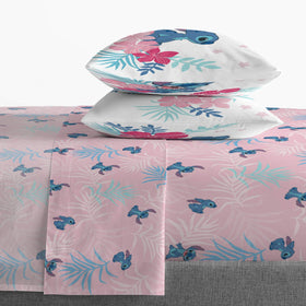 Jay Franco Disney Lilo & Stitch Paradise Dream full-size bedding fits standard beds.