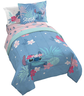 Jay Franco Disney Lilo & Stitch Paradise Dream reversible comforter for cozy kids' bedrooms.