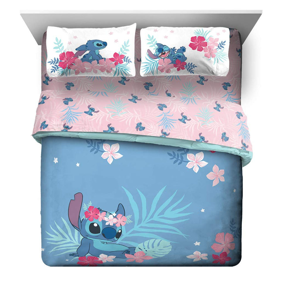 Jay Franco Lilo & Stitch queen comforter with vibrant print for cozy nights
