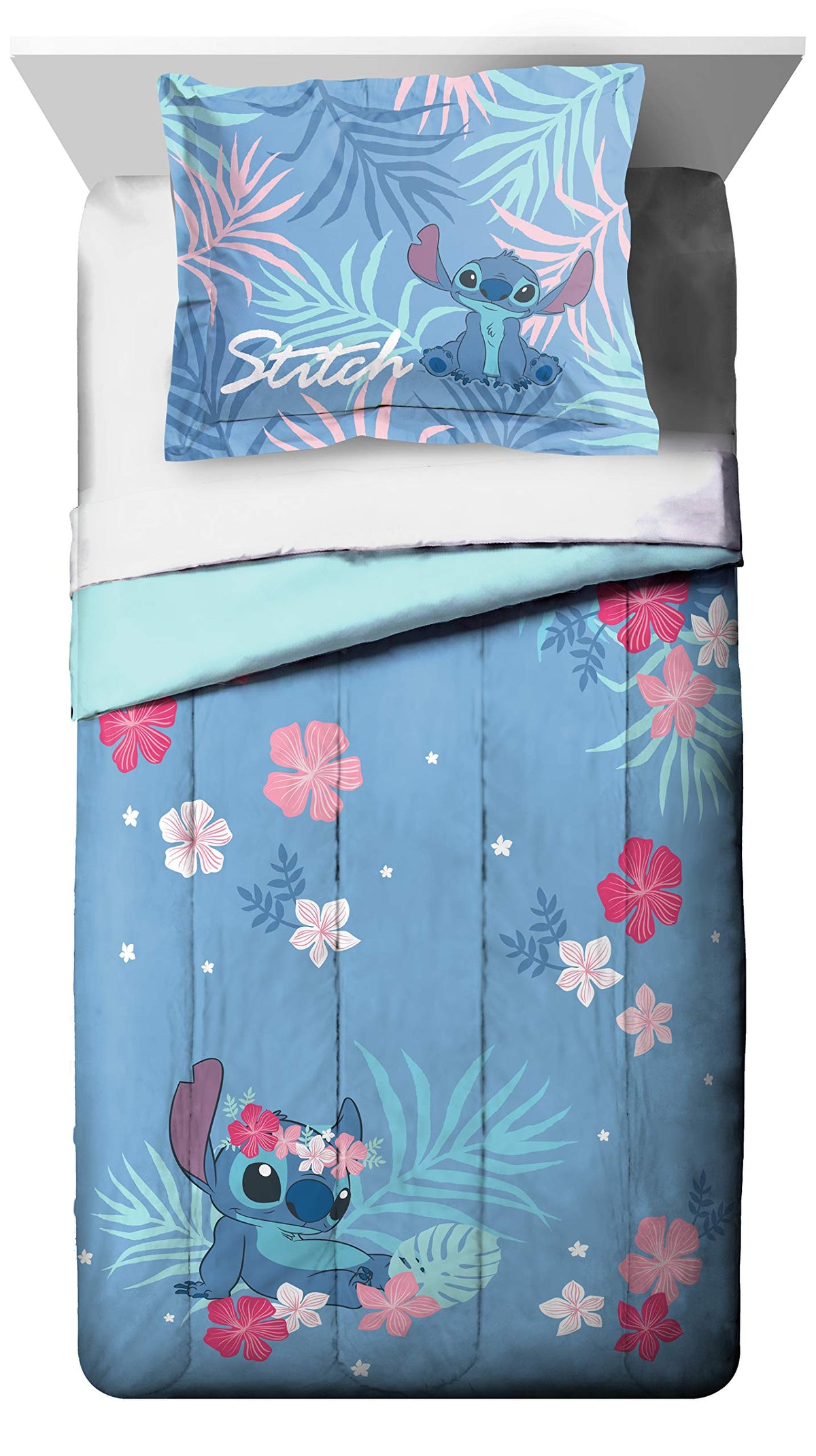 Jay Franco Disney Lilo & Stitch sham pair for versatile decor