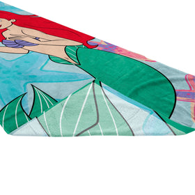 Jay Franco Disney Princess Ariel towel after-wash softness and lasting color.
