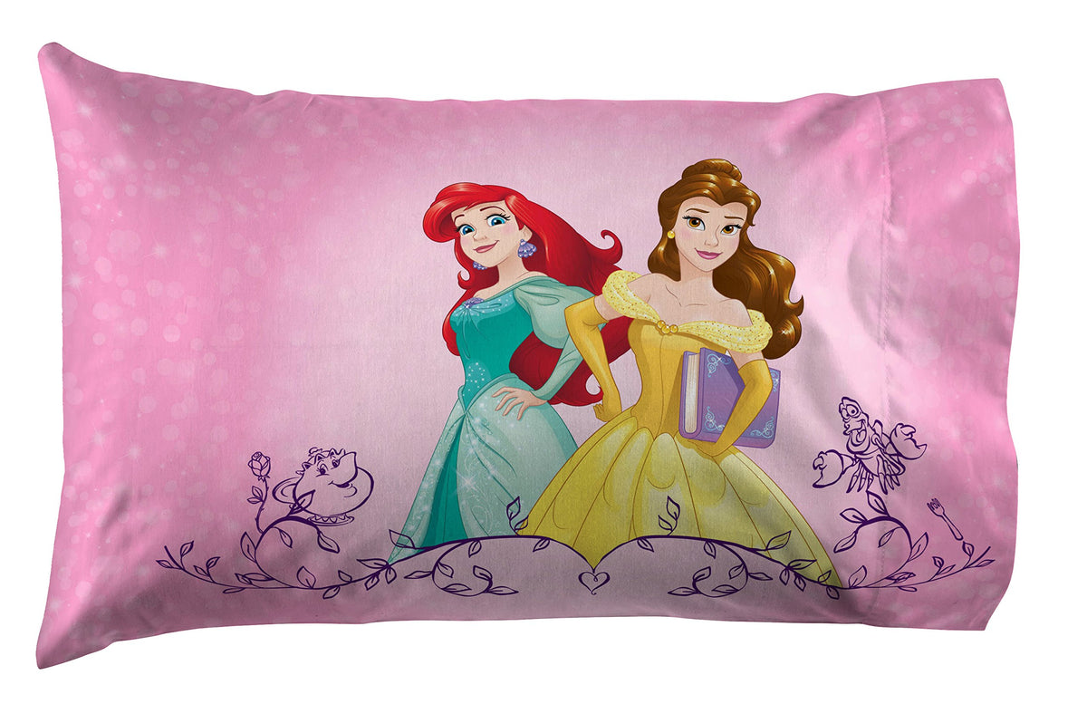 Jay Franco Disney pillowcases and shams add playful finishing touches for bedtime routines.