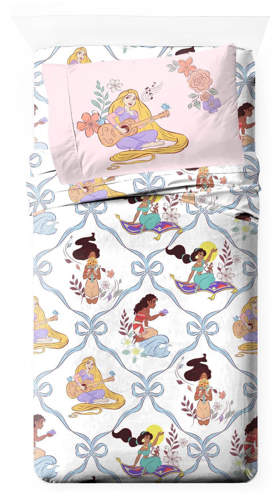 Jay Franco Disney Princess fitted sheet for twin beds with deep pocket