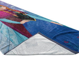 Jay Franco Frozen 2 Elsa and Anna design towel ideal for bath, pool, or beach routines.