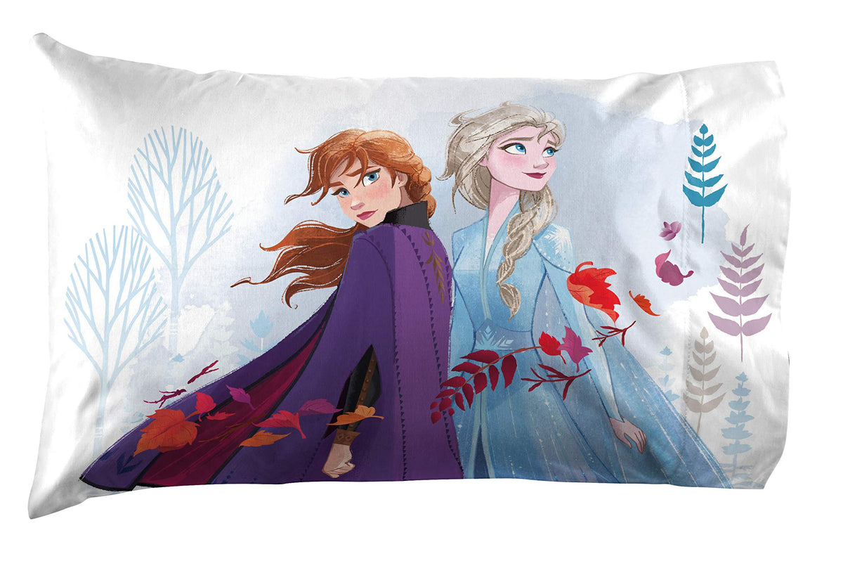 Close-up of ultra-soft microfiber texture from Jay Franco Frozen set.