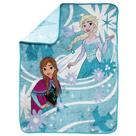 Official Disney label visible on Jay Franco Frozen throw.