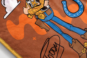 Jay Franco gift-ready Woody throw makes a charming present for fans.