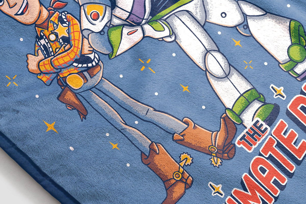 Jay Franco gift-worthy Toy Story blanket for kids' bedrooms.