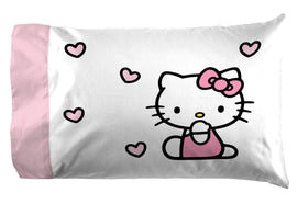 Jay Franco Hello Kitty pillowcase set highlights coordinating print for playful bedtime look