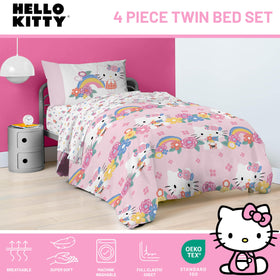 Jay Franco Hello Kitty standard pillowcase in soft microfiber quality.