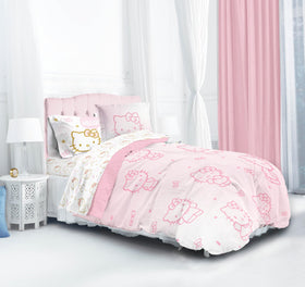 Jay Franco Hello Kitty fitted sheet with soft touch and snug fit