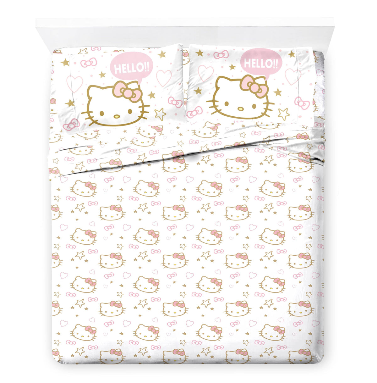 Jay Franco Hello Kitty shams coordinating bed decor