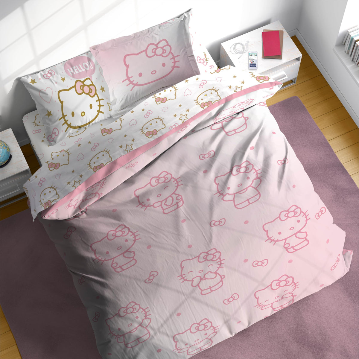 Jay Franco Hello Kitty pillowcases add bold color and everyday ease