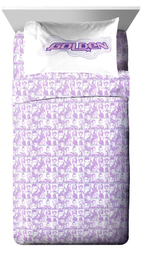 Jay Franco KPOP Demon Hunters 5-piece twin bedding set ships ready for gifting.