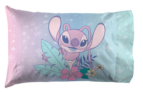 Jay Franco Lilo & Stitch fitted sheet deep-pocket fits mattresses up to 10 inches