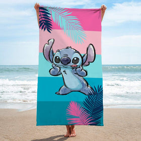 Jay Franco Lilo Stitch towel fade-resistant color for lasting adventures