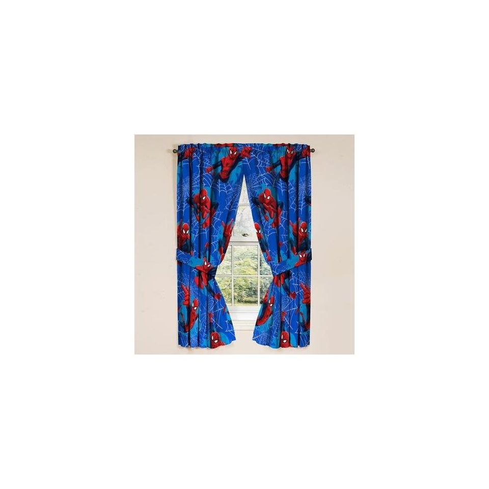 Jay Franco Marvel Spider-Man Astonish curtain panels for kids rooms, brightening space and encouraging imaginative play