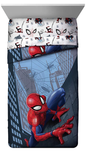 Jay Franco Spider-Man sheets display bold color and durable weave for daily use