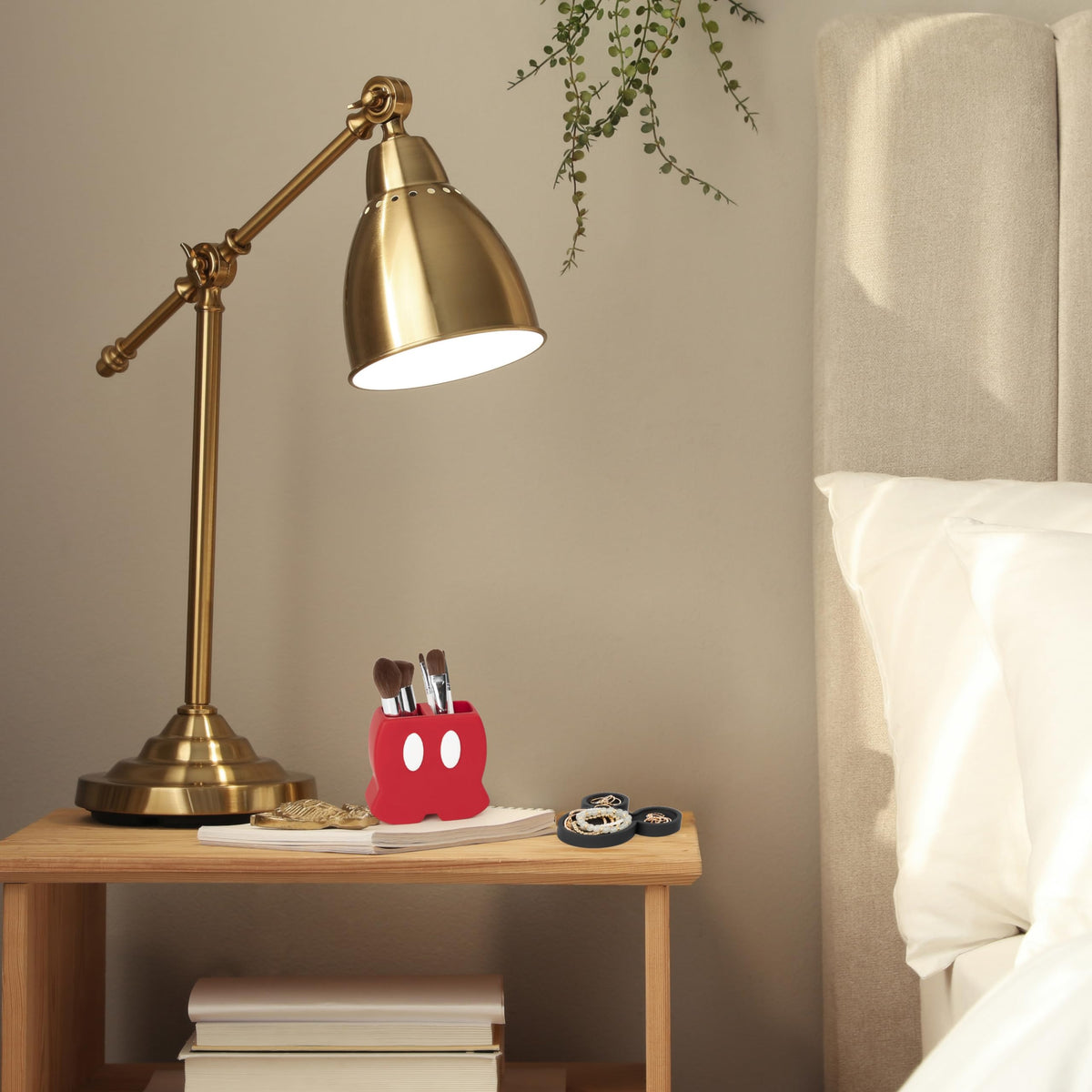 Coordinating Jay Franco Mickey Mouse collection with bedding and decor