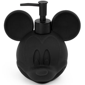 Jay Franco Mickey Mouse soap dispenser front view, adds whimsical character to your bathroom.