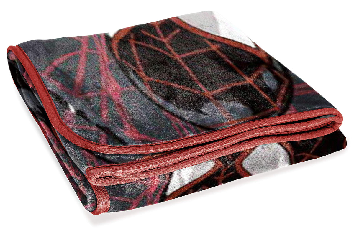 Miles Morales throw enhances couch styling and quick warmth.
