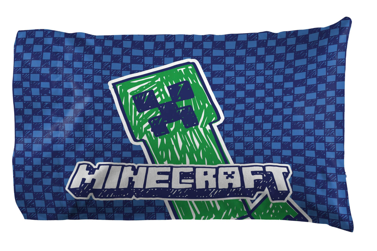 Jay Franco Creeper pillowcase designed to coordinate with the set.