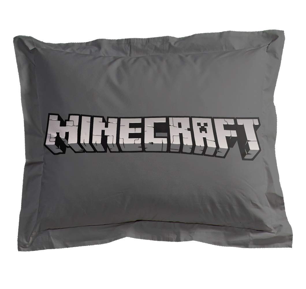 Jay Franco Minecraft Daytime pillowcases help protect pillows while adding character.