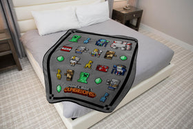Jay Franco Minecraft Dungeons bedroom decor showcases vibrant colors and kid-friendly style.