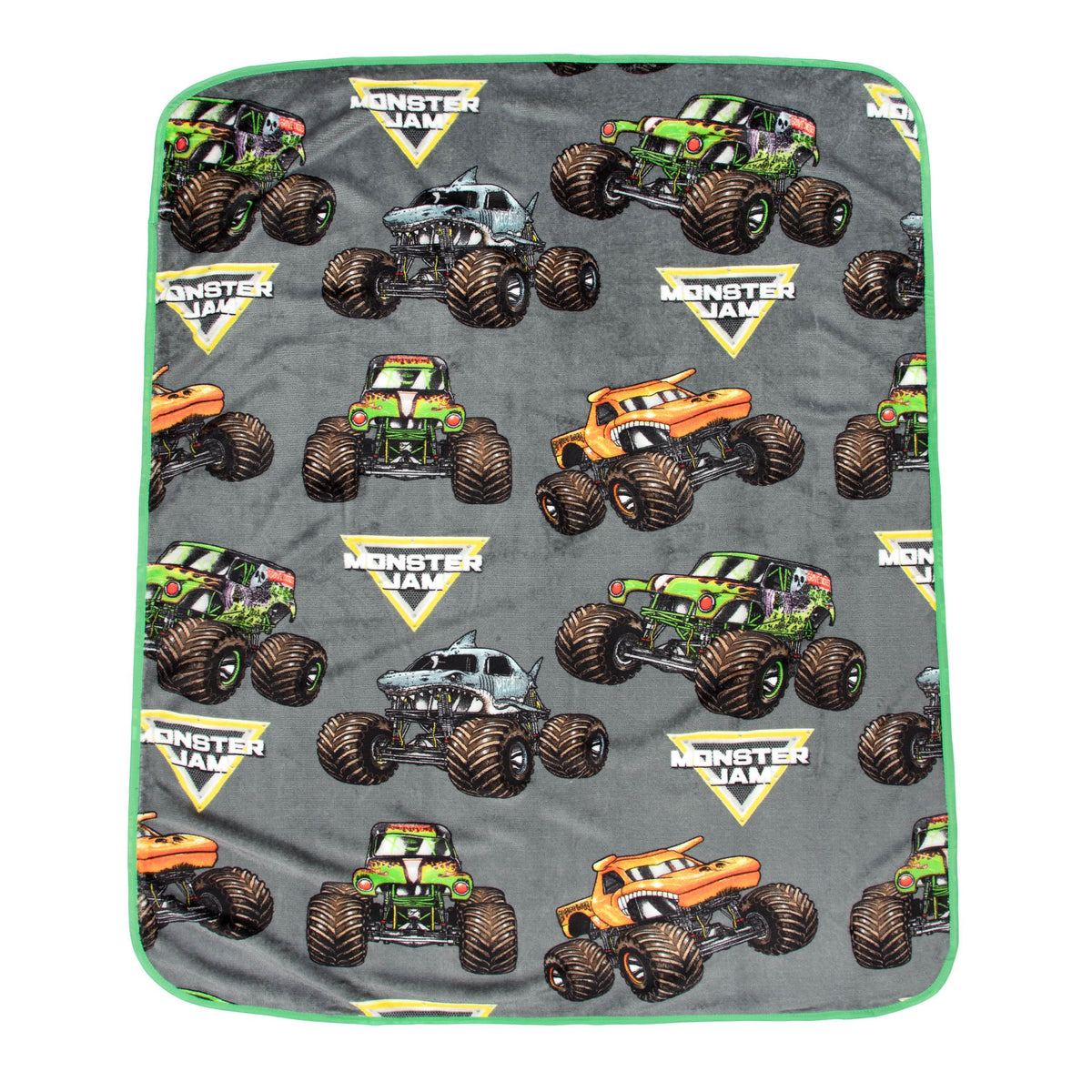 Jay Franco Nogginz set packaging featuring Monster Jam design, ideal gift and travel-ready.