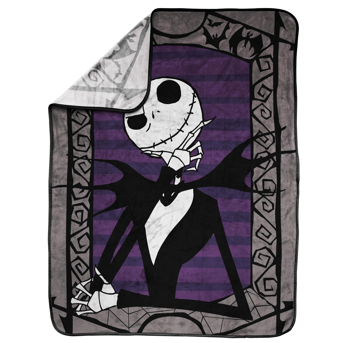 Jay Franco Nightmare Before Christmas throw in 40x50 size suits bed or travel.