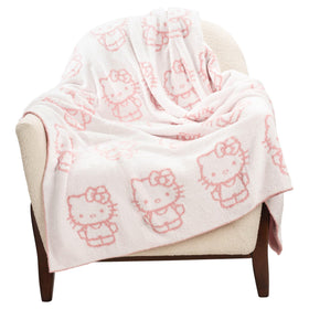 Jay Franco Sanrio Hello Kitty pattern adds playful charm to bedrooms and lounges.