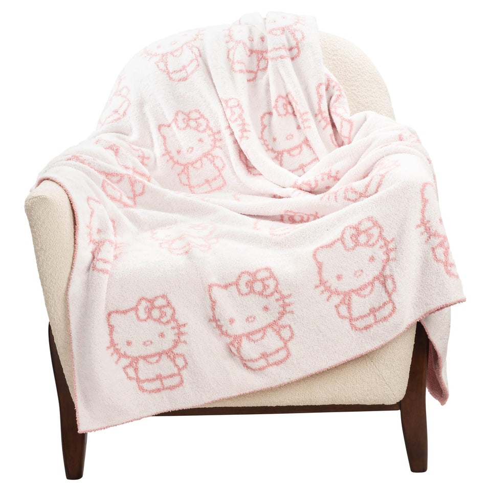 Jay Franco Sanrio Hello Kitty pattern adds playful charm to bedrooms and lounges.