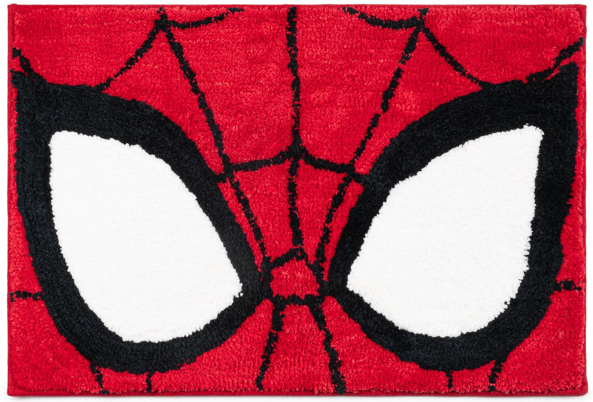 Jay Franco Spiderman bath rug soft-microfiber for cozy, dry feet