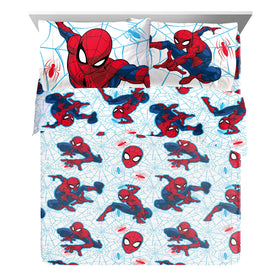 Jay Franco Spiderman fitted sheet 60x80 with smooth fabric for easy setup.